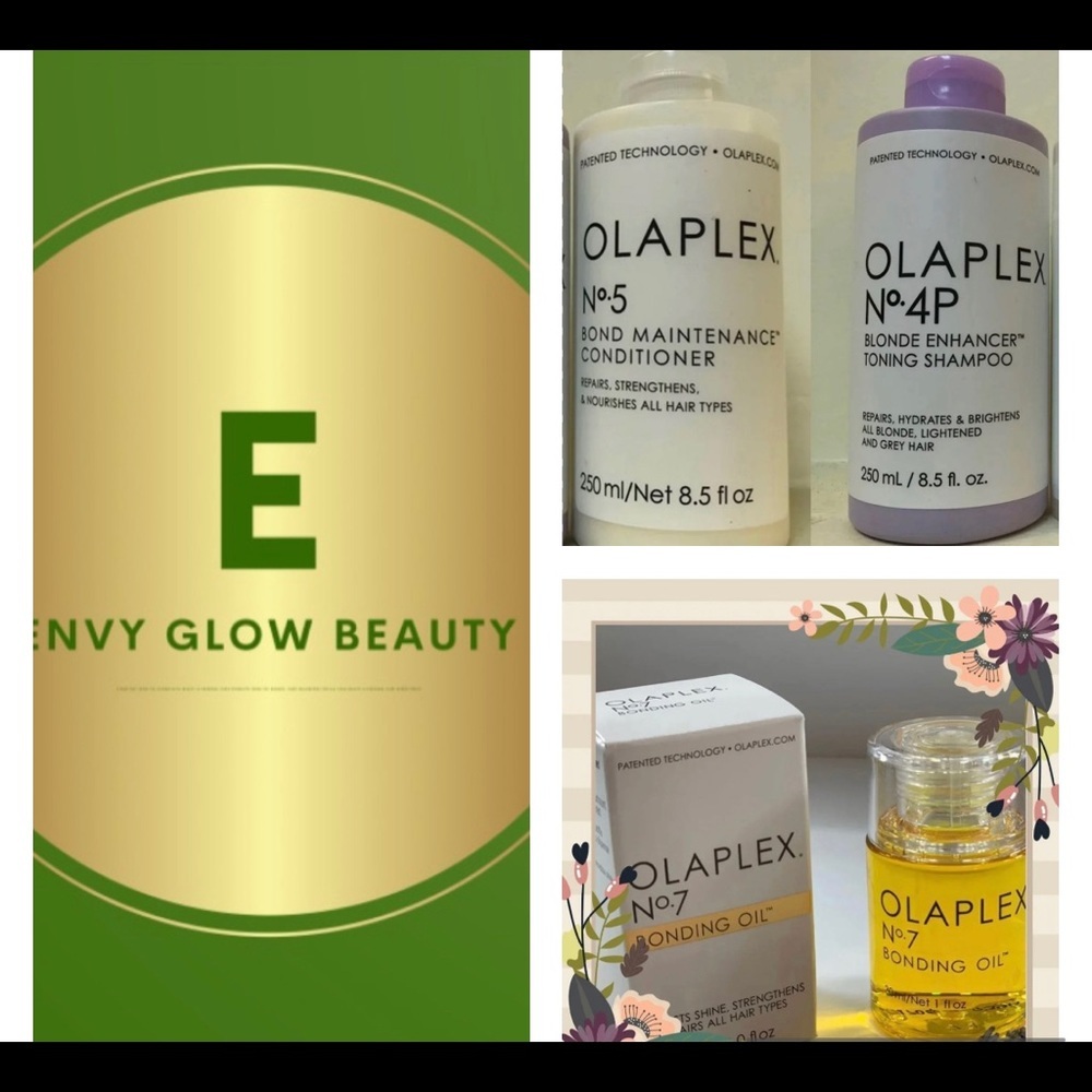 Olaplex 4P 5 7 Blonde Enhancer Toning Shampoo Conditioner Trio